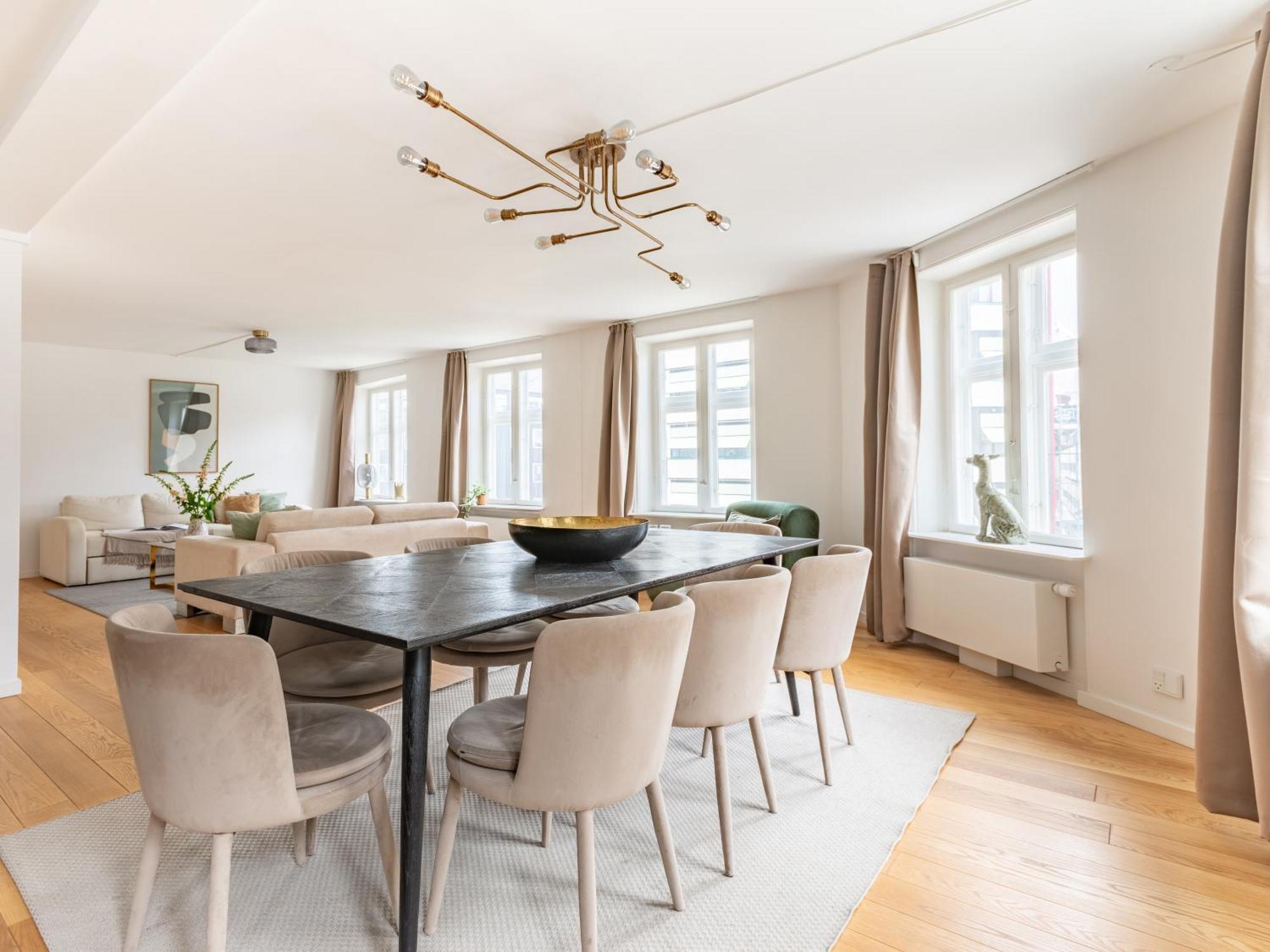 קופנהגן Sanders Regent - Chic Three-Bedroom Apartment Near Central Square מראה חיצוני תמונה
